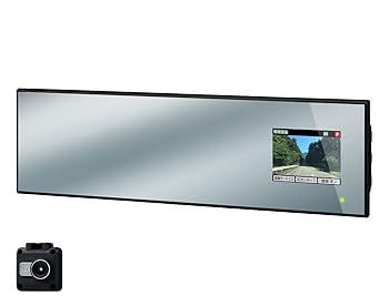 【中古】セルスター ドライブレコーダー ミラー型 1カメラ CSD-620FH 200万画素 FullHD HDR SONY Exmor CMOSセンサー 2.4インチ microSD(16GB) 駐車監視