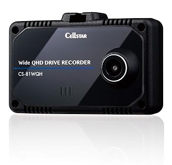 【中古】(非常に良い)セルスター ドライブレコーダー 前方1カメラ CS-81WQH 370万画素 WQHD HDR STARVIS 2.4インチ microSD(32GB) 駐車監視機能 安全運転支援機能 GPS