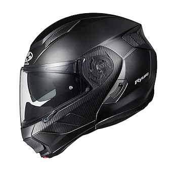 【中古】OGK KABUTO(オージーケーカブト) バイクヘルメット システム RYUKI フラットブラック (サイズ:L)