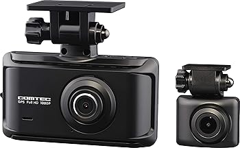 【中古】(非常に良い)コムテック 日本製 ZDR035 前後2カメラ 前後200万画素 FullHD GPS 後続車両接近お知らせ機能 安全運転支援機能搭載 常時録画 衝撃録画 高速起動