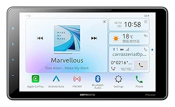 【中古】Pioneer ディスプレイオーディオ DMH-SF500 9インチ フローティング 1D AppleCarPlay AndroidAuto対応 Bluetooth USB iPod iPhone AUX DSP カロ