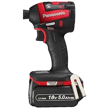 【中古】パナソニック(Panasonic) 申し受ける差しひびき EZ75A7 デュアル (14.4V/18V相応う) 小型全長118粍 18V大静電容量5.0Ah独居室容器に並べる×2個・申し受ける器 差しひびき