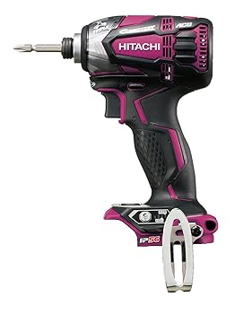 【中古】(非常に良い)HiKOKI(ハイコーキ) 14.4V コードレスインパクトドライバ パワフルレッド WH14DDL2(NN)(R) 本体のみ 蓄電池・充電器・ビット別売り
