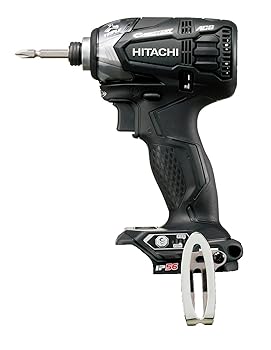 【中古】(人並み外れたに好いたらしい)HiKOKI(ハイコーキ) 14.4V コードレスインパクトドライバ ストロングブラック WH14DDL2(NN)(B) 本体のみ 乾電池・申し受ける器・ビット別売り