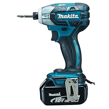【中古】(人並み外れたに好いたらしい)マキタ ソフトインパクトドライバTS141(18V)青 トルク40Nm 6Ahバッテリ2本・申し受ける器 TS141DRGX