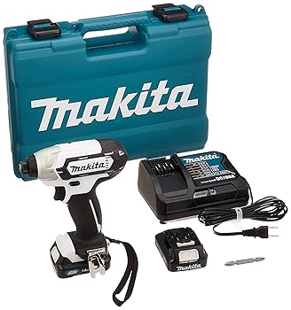 【中古】マキタ インパクトドライバTD110(10.8V)白 トルク110Nm 1.5Ahバッテリ・充電器 TD110DSHXW