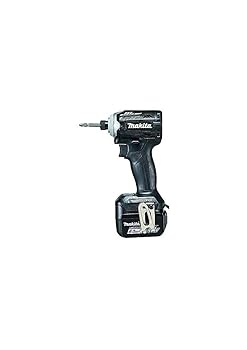【中古】(人並み外れたに好いたらしい)マキタ インパクトドライバTD161(14.4V)黒 トルク175Nm 6Ahバッテリ2本・申し受ける器 TD161DRGXB