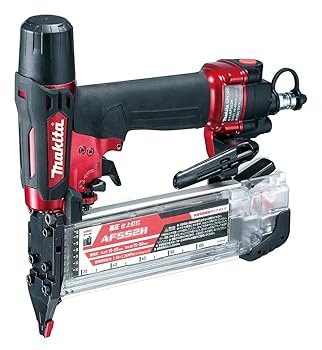 【中古】(人並み外れたに好いたらしい)マキタ(Makita) 高圧仕上釘打(赤) エアダスタ付 AF552H