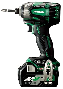 【中古】(人並み外れたに好いたらしい)HiKOKI(ハイコーキ) コードレスインパクトドライバ 36V マルチ雄捩子 アグレッシブグリーン WH36DA(2XP)