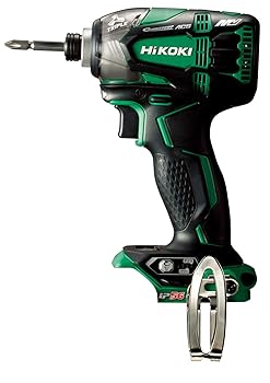 【中古】(人並み外れたに好いたらしい)HiKOKI(ハイコーキ) コードレスインパクトドライバ 36V マルチ雄捩子 申し受ける式 緑であること ※純然たる荷造り箱付 乾電池、申し受ける器、容れもの、ビット別売り ア