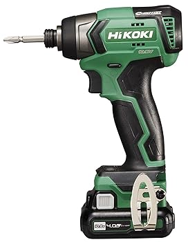 【中古】HiKOKI(ハイコーキ) コードレスインパクトドライバ スライド電池4.0Ah 10.8V 急速充電器 WH12DD(2LS) 29,757円