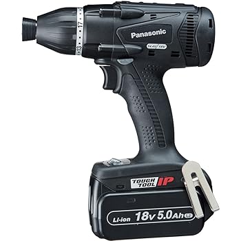 【中古】(非常に良い)パナソニック(Panasonic) 充電マルチインパクトドライバー18V 5.0Ah電池パック×2個/充電器/ケース付 デュアル (14.4V/18V対応) ドリルドライバ