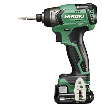 【中古】(人並み外れたに好いたらしい)HiKOKI(ハイコーキ) コードレスインパクトドライバ 横すべり独居室1.5Ah 10.8V WH12DD(2ES) 手っとり早い申し受ける器