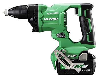 【中古】HiKOKI(ハイコーキ) コードレスボード用ドライバ 多板クラッチ搭載 ドライウォールねじ4mm 蓄電池・充電器・ケース W36DYA(XP)|GoodLifeStore