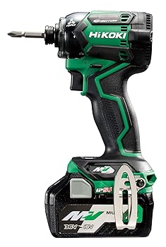【中古】HiKOKI(ハイコーキ) 【旧型】36Vインパクトドライバ アグレッシブグリーン 乾電池2個・申し受ける器・容れもの WH36DC(2XP)［店卸し資産少ない品］