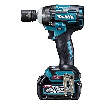 【中古】マキタ(Makita) 40Vmax申し受ける式差しひびき鍵 2.5Ah バッテリ2本・申し受ける器 TW004GRDX