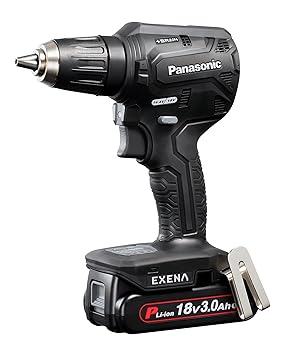 【中古】パナソニック(Panasonic) 申し受けるせん孔機１番ウッド 18V 3.0Ah独居室容器に並べる×2個/申し受ける器/納める容れもの付 EXENA デュアル (14.4V/18V相応う)+BRAIN 陰電子クラ