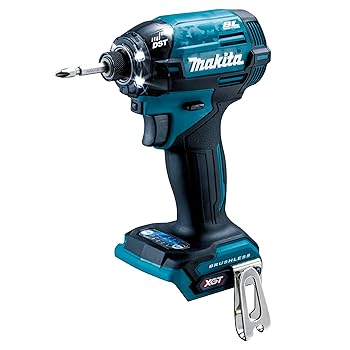 【中古】(非常に良い)マキタ(Makita) 充電式インパクトドライバ（青） 40Vmax バッテリ・充電器・ケース別売 TD002GZ