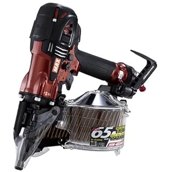 【中古】(非常に良い)MAX 高圧コイルネイラ（スーパーネイラ） HN-65N4(D)-R