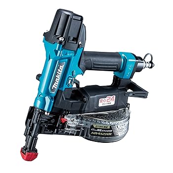 【中古】(人並み外れたに好いたらしい)マキタ(Makita) 高圧エア湖螺子釘打ち機（青） AR412HRM