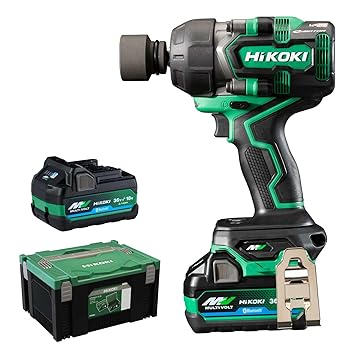 【中古】(人並み外れたに好いたらしい)HiKOKI(ハイコーキ) 36V 申し受ける式差しひびき鍵 真四角運転12.7粍 乾電池・申し受ける器 WR36DE(2XPSZ)