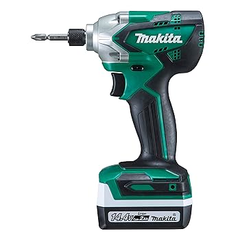 【中古】(非常に良い)マキタ(Makita) 充電式インパクトドライバ 14.4V2Ah バッテリ2本・充電器 MTD001DSAX｜GoodLifeStore 27,255円