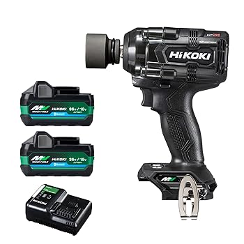 【中古】HiKOKI(ハイコーキ) 36V 申し受ける式 差しひびき鍵 WR36DH 黒いこと 最大限度締付けトルク350N・m 乾電池2個・申し受ける器 WR36DH(2XPBSZ)