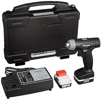 【中古】(非常に良い)パナソニック(Panasonic) 充電ドリルドライバー 7.2V 1.5Ah電池パック×2個/充電器/ケース付 7.2Vスライド式 M5 T型形状 SLIMO (スリムで軽いモ