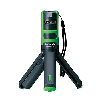 【中古】パナソニック(Panasonic) レーザーマーカー 墨出し名人 赤レーザー (本体+ケース付) ケータイ 軽耐 壁十文字タイプ 鉛直 墨出し器 BTL1100(G) グ