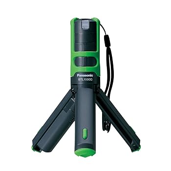 【中古】(人並み外れたに好いたらしい)パナソニック(Panasonic) レーザ目じるし 墨出しはやりっ児 赤レーザ (本体+容れもの付) ケータイ 軽耐 壁一文字記号手合い 垂直方向 墨出し器 BTL1000(G) グ