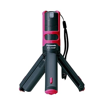 【中古】パナソニック(Panasonic) レーザ目じるし 墨出しはやりっ児 赤レーザ (本体+容れもの付) ケータイ 軽耐 壁一文字記号手合い 垂直方向 墨出し器 BTL1000(P) ピ