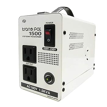 【中古】デバイスサイバー空間【安全性のあるの二重荷拵え！】地球相応う スワロー 降圧変圧器（ダウントランス）1500W ［インチ：220-230V out:100V 1500W］ (PAL-1500EP-DN)