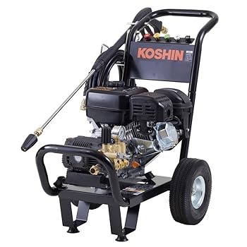 【中古】工進(KOSHIN) 発動機式 高圧 洗いもの機 15MPa 拷問台付手合い JCE-1510UK 自吸 水脈直結 農機具 豪然たる 洗いもの もみ殻削り 黒いこと