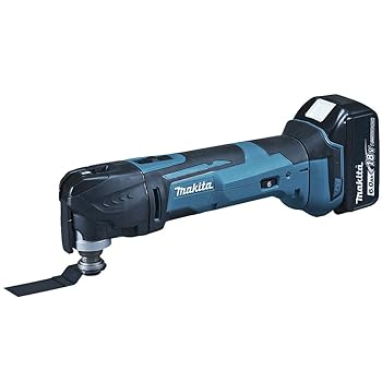 【中古】マキタ 申し受ける式マルチ物の具18V 6Ahバッテリ・申し受ける器 TM51DRG