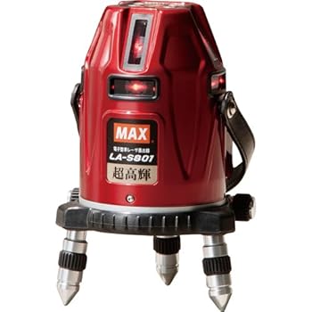 【中古】MAX(マックス) 陰電子整準レーザー墨出器 天使の都市-S801 LAS801