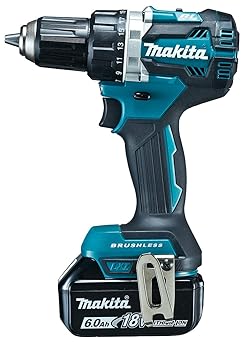 【中古】(人並み外れたに好いたらしい)マキタ(Makita) DF484DRGX 申し受ける式ドライバドリル 青 18V 6.0Ah