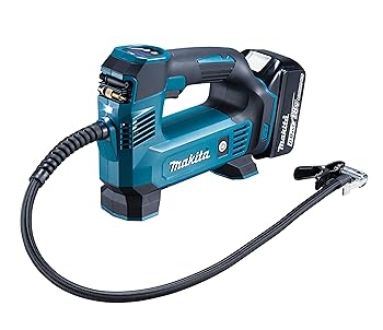 【中古】(人並み外れたに好いたらしい)マキタ 申し受ける式空気の状態入れ18V 米英仏弁膜\u0026どんぶり鉢釣り浮き輪弁膜付 6Ahバッテリ・申し受ける器 MP180DRG