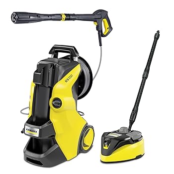 【中古】ケルヒャー(Karcher) 最上位モデルの高圧洗浄機 K5プレミアムサイレント パワフル 静音機能 高性能 簡単接続 付属品充実 ハイパワー多機能ノズル