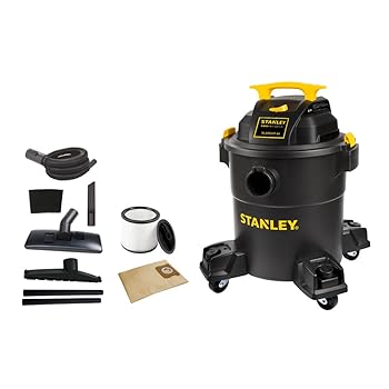 【中古】(非常に良い)スタンレー(STANLEY) バキュームクリーナー 23L SL18410P-6A 乾湿両用 業務用クリーナー 掃除機 ブロワー 集じん機 軽量 大容量｜GoodLifeStore
