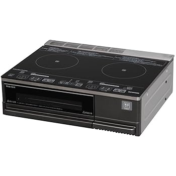 【中古】(人並み外れたに好いたらしい)アイリスオーヤマ IH煮炊き暖房器 2口 IHコンロ 大衆食堂 印字機 200V 取り付け型 黒いこと IHC-SG221