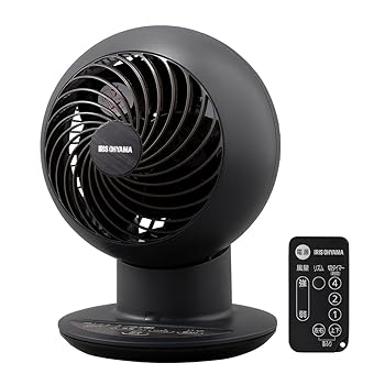 【中古】アイリスオーヤマ サーキュレータアイ 18畳 上下左右首振り デザインモデル PCF-SCC15T-B マットブラック|GoodLifeStore