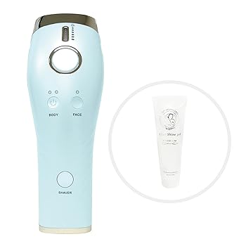 【中古】MUK シャインエステボーテ2/家庭用脱毛器 アフターシャインジェルプレミアム セット (アクアリーミント)