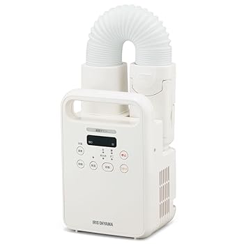 【中古】アイリスオーヤマ ふとん乾燥機 ダニ退治 カラリエ 温風機能 マット不要 シングルノズル FK-C4-C アイボリー|GoodLifeStore