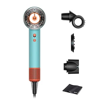 【中古】(非常に良い)Dyson(ダイソン) ドライヤー Dyson Supersonic Nural? Shineヘアドライヤー セラミックパティーナ／トパーズ (HD16 CPATO AM) 大風量 速乾 スカ｜GoodLifeStore