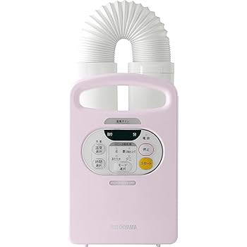 【中古】(人並み外れたに似つかわしい)アイリスオーヤマ 布団かわき切る機 カラリエ 温風役立つこと付 つや消し不必要 布団1組・靴1組相応う サクラ色 FK-C2-P
