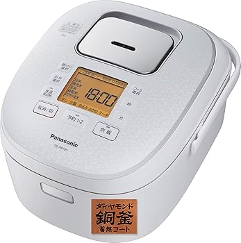 【中古】(非常に良い)パナソニック 炊飯器 5.5合 IH式 ホワイト SR-HB109-W