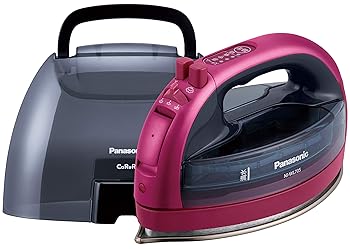 【中古】(非常に良い)パナソニック コードレススチームWヘッドアイロン ピンク NI-WL705-P｜GoodLifeStore