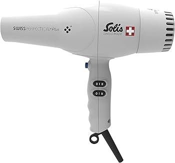 【中古】(非常に良い)ソリス スイスパーフェクションプラス（Solis Swiss Perfection Plus）ヘアドライヤー ホワイト? SD440PLW