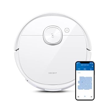 【中古】(非常に良い)エコバックス 【振動式パワフル水拭きが進化】ECOVACS (エコバックス) ロボット掃除機 2021年モデル DEEBOT T9 吸引力アップ 高性能 マッピング