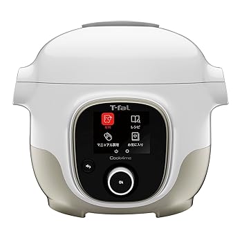 【中古】(非常に良い)ティファール 電気圧力鍋 3L 内蔵250レシピ 「クックフォーミー ホワイト」 圧力調理 1台7役 CY8741JP|GoodLifeStore